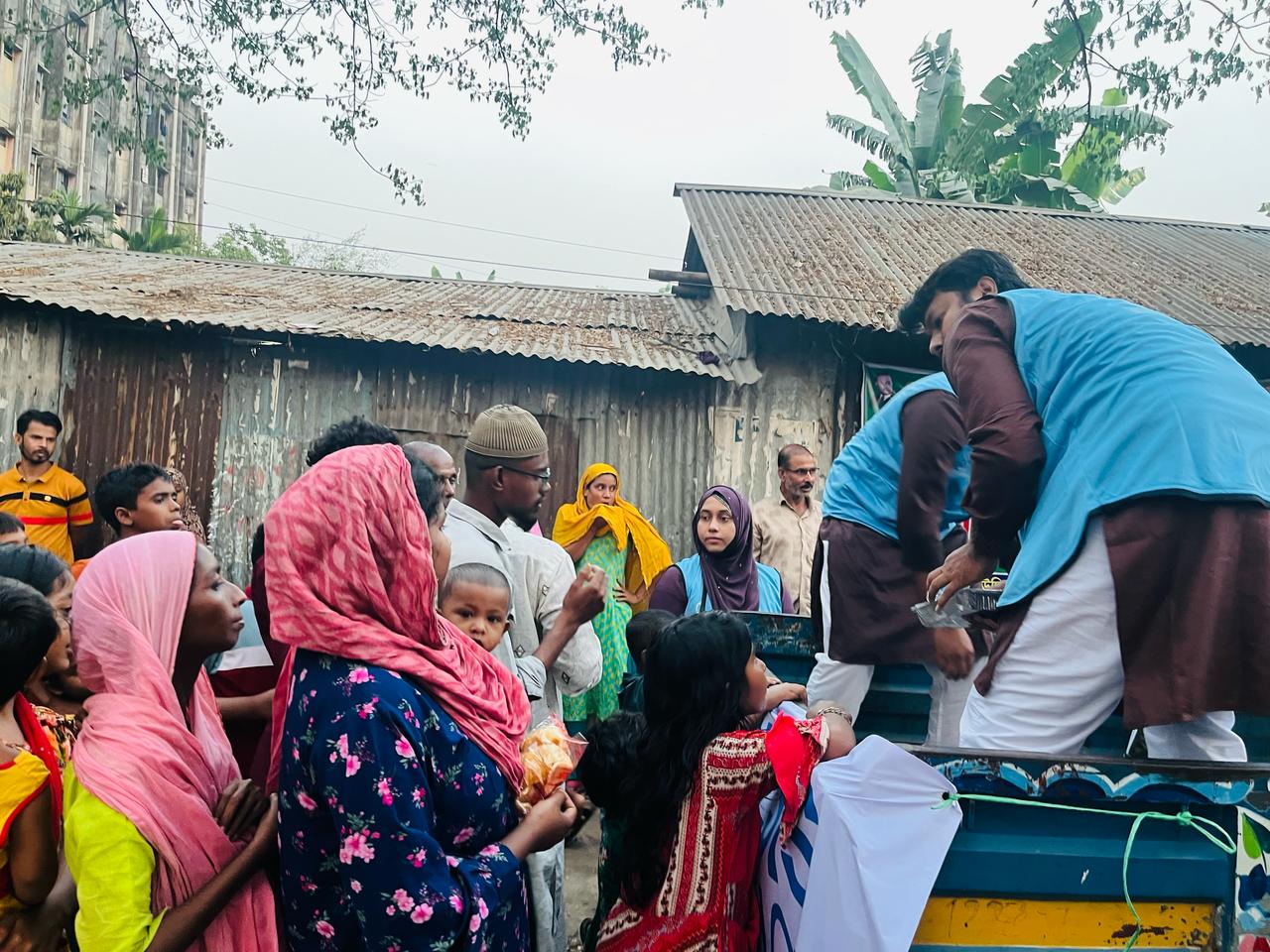 Food distribution to families